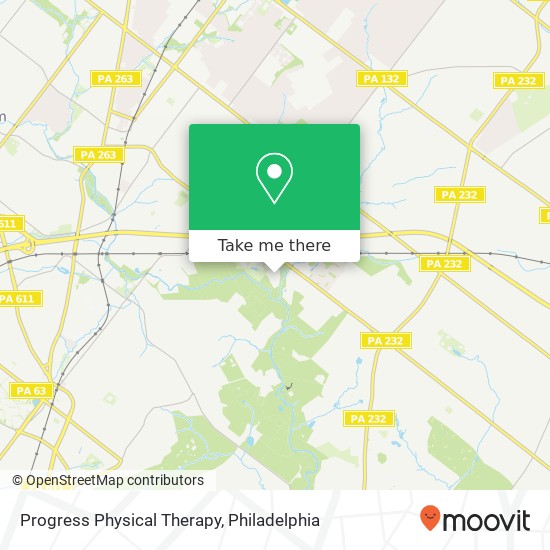 Progress Physical Therapy map