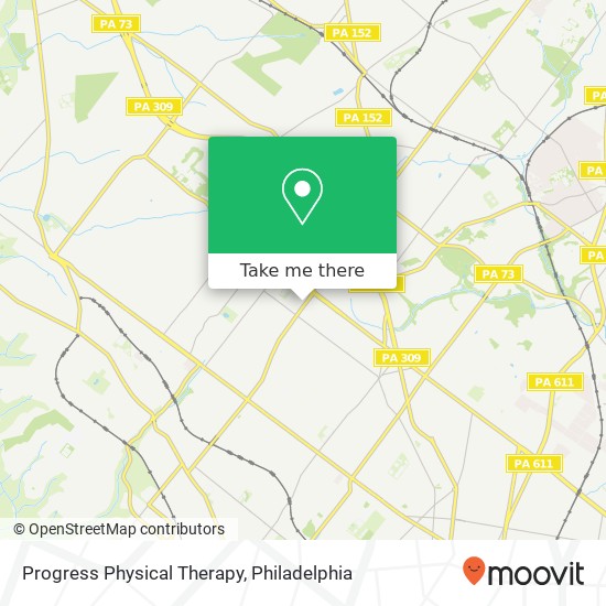 Progress Physical Therapy map