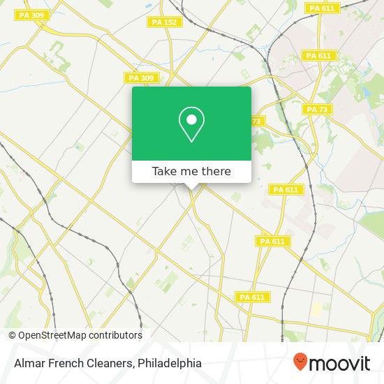 Almar French Cleaners map