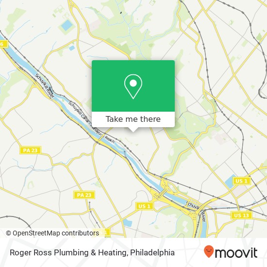 Roger Ross Plumbing & Heating map