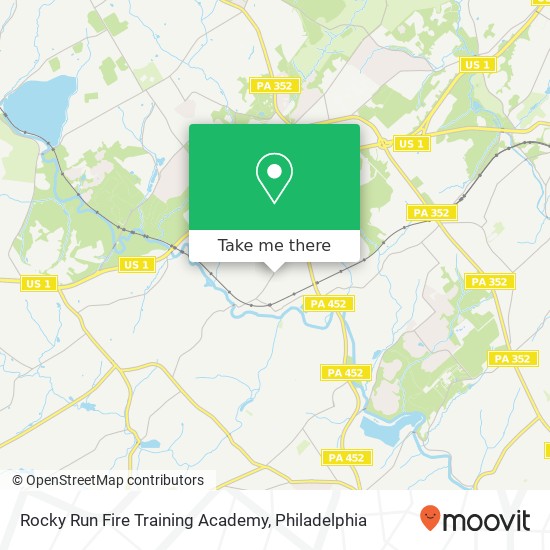 Rocky Run Fire Training Academy map