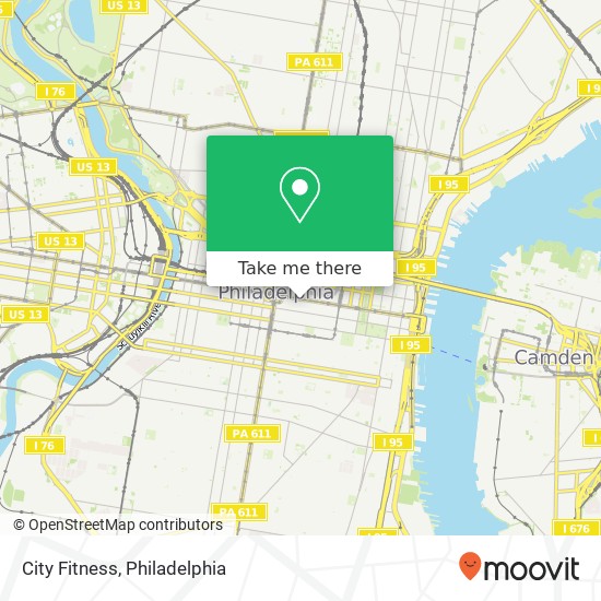 City Fitness map