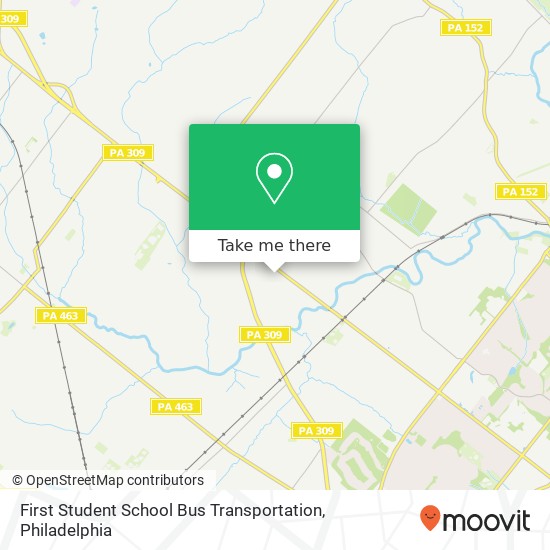 First Student School Bus Transportation map