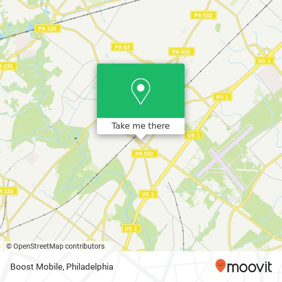 Boost Mobile map