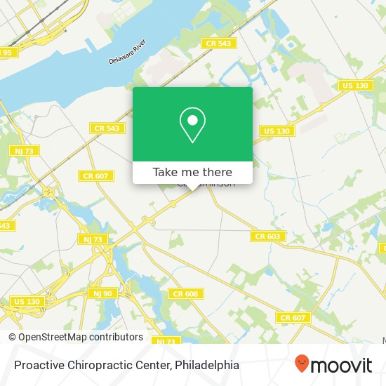 Mapa de Proactive Chiropractic Center