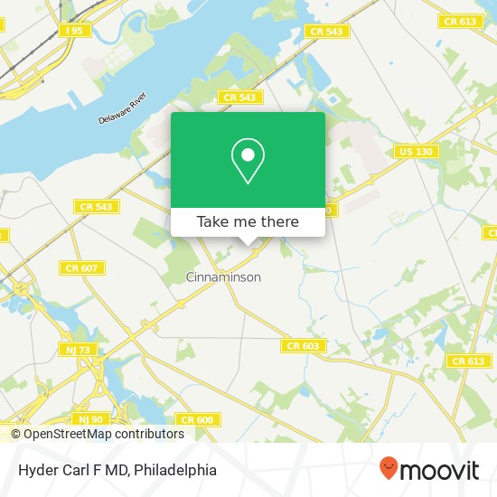 Hyder Carl F MD map