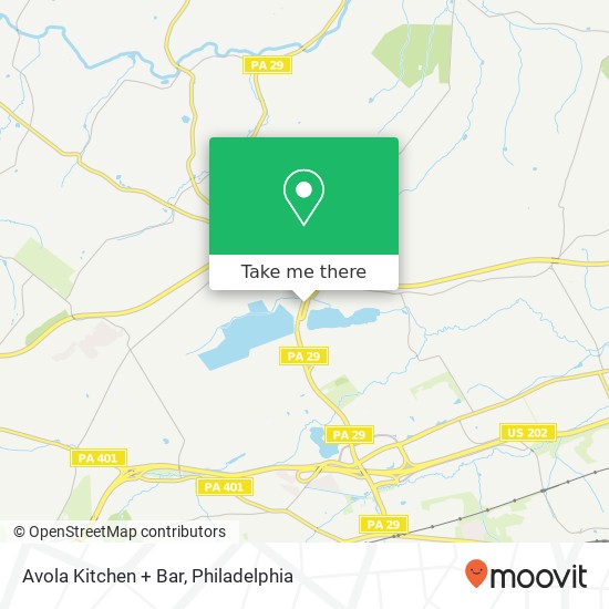 Avola Kitchen + Bar map