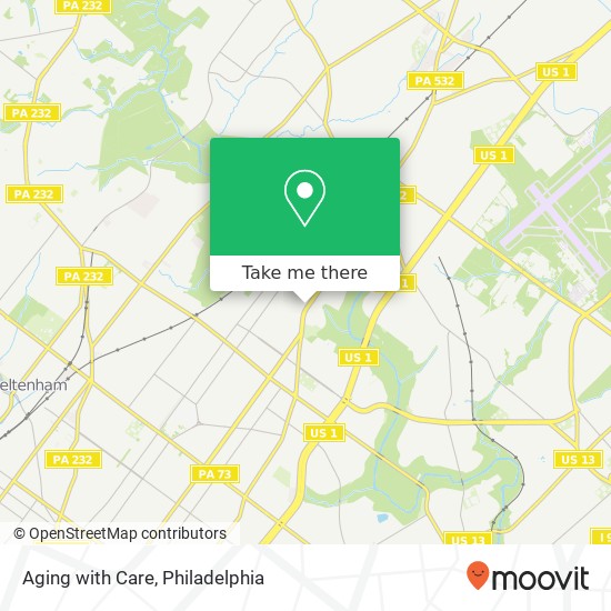 Aging with Care map