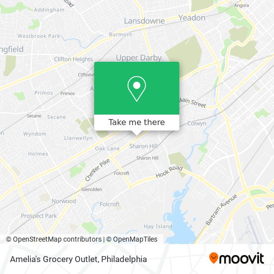 Mapa de Amelia's Grocery Outlet