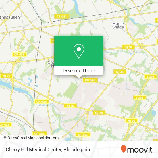 Cherry Hill Medical Center map