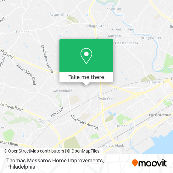 Thomas Messaros Home Improvements map