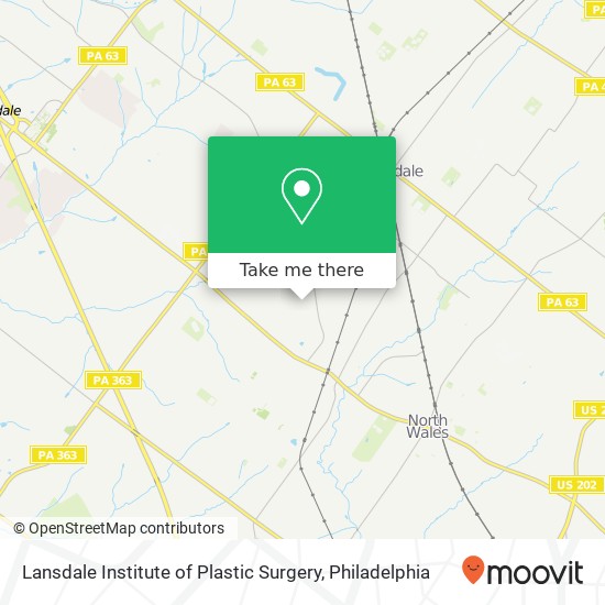 Lansdale Institute of Plastic Surgery map