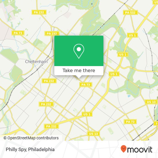 Mapa de Philly Spy
