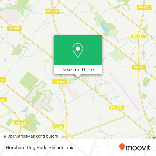 Horsham Dog Park map