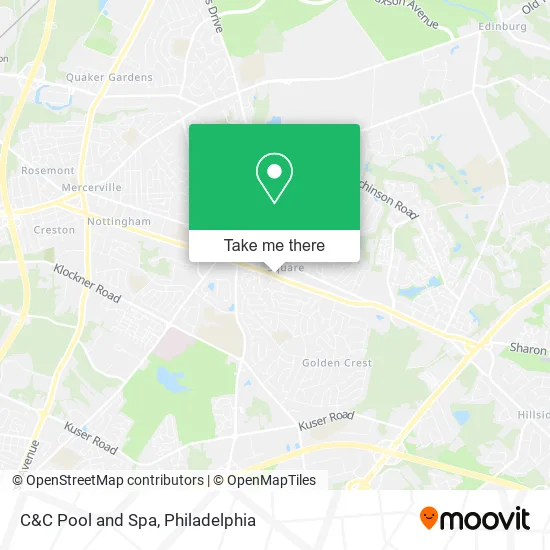 C&C Pool and Spa map