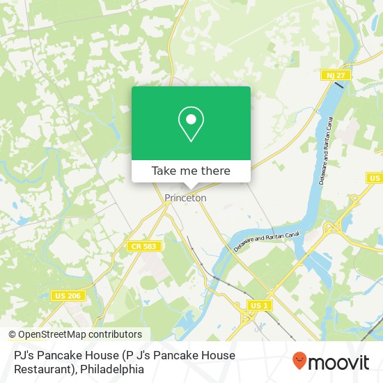 PJ's Pancake House (P J's Pancake House Restaurant) map