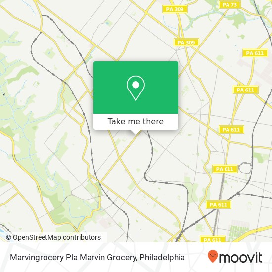 Marvingrocery Pla Marvin Grocery map