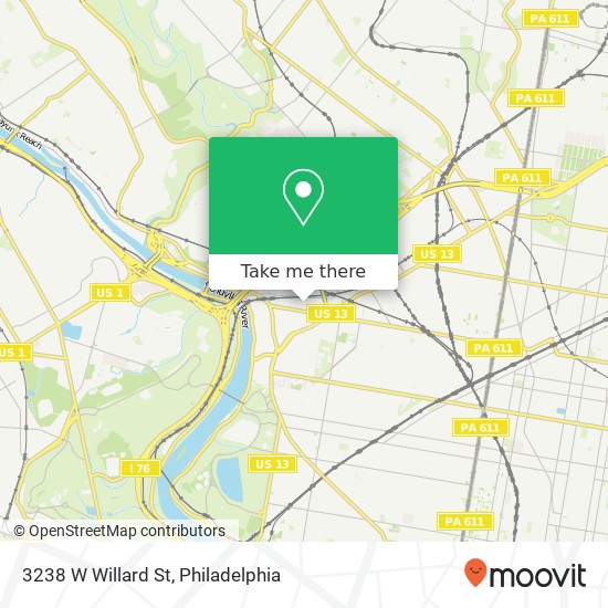 3238 W Willard St map