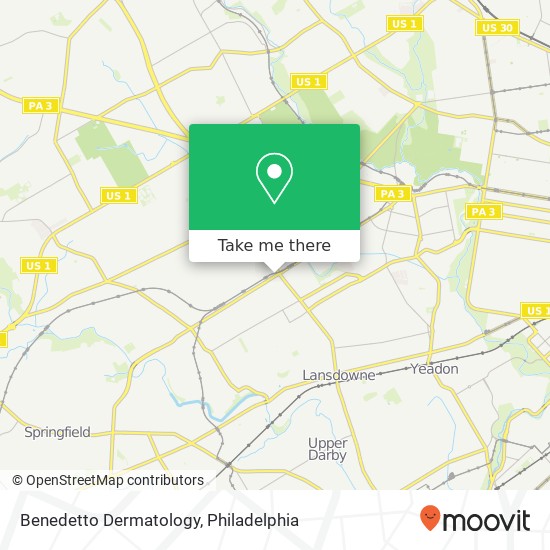 Benedetto Dermatology map