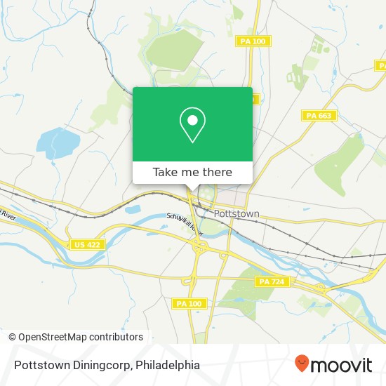 Pottstown Diningcorp map