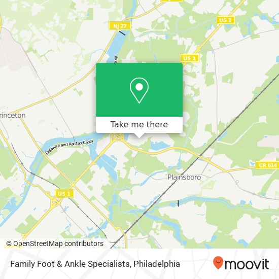 Family Foot & Ankle Specialists map