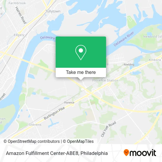 Amazon Fulfillment Center-ABE8 map