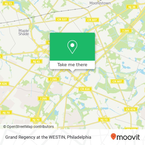 Grand Regency at the WESTIN map