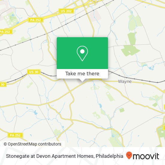 Mapa de Stonegate at Devon Apartment Homes