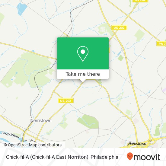 Chick-fil-A (Chick-fil-A East Norriton) map