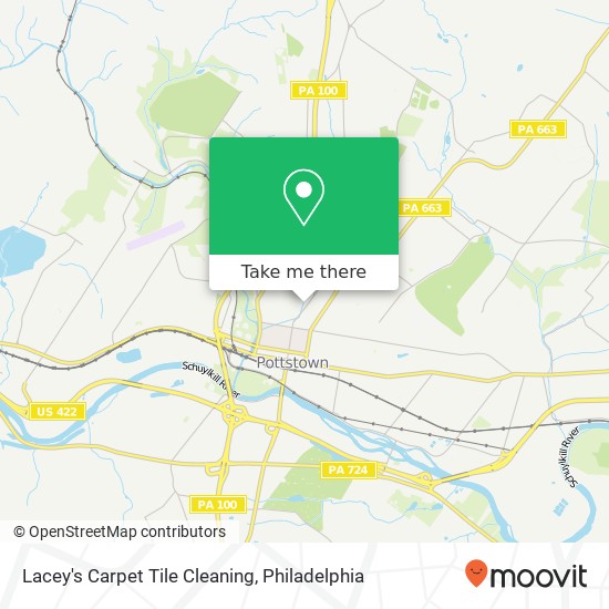 Lacey's Carpet Tile Cleaning map