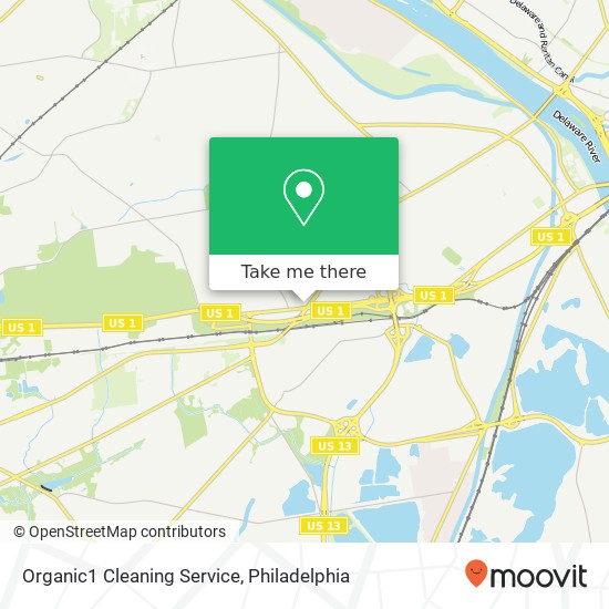 Organic1 Cleaning Service map