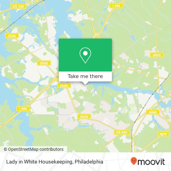Lady in White Housekeeping map