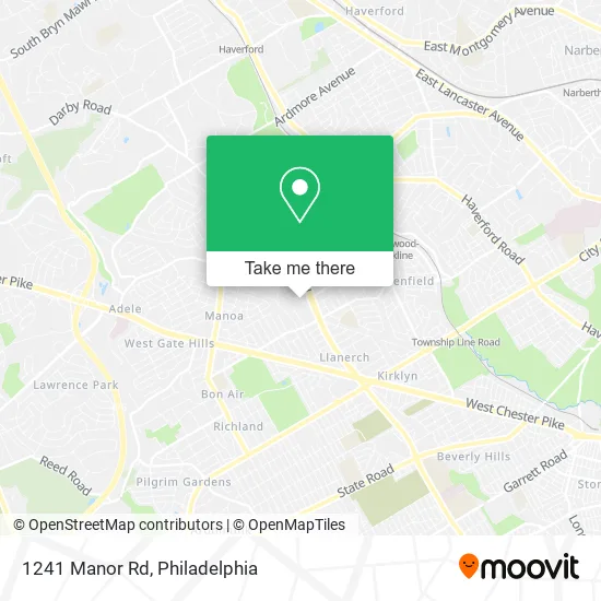 1241 Manor Rd map