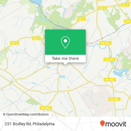 251 Bodley Rd map