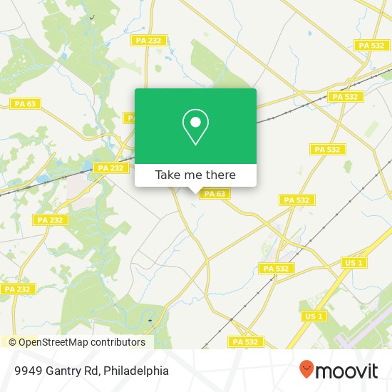 9949 Gantry Rd map