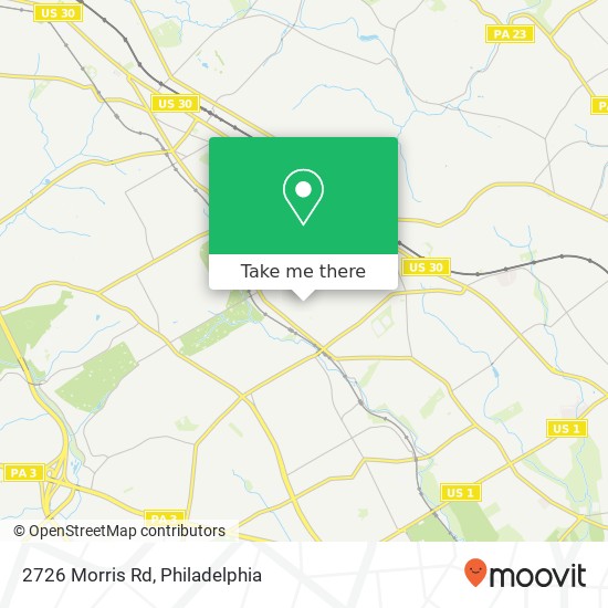 2726 Morris Rd map