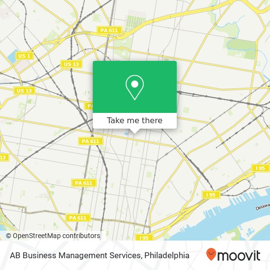 AB Business Management Services map