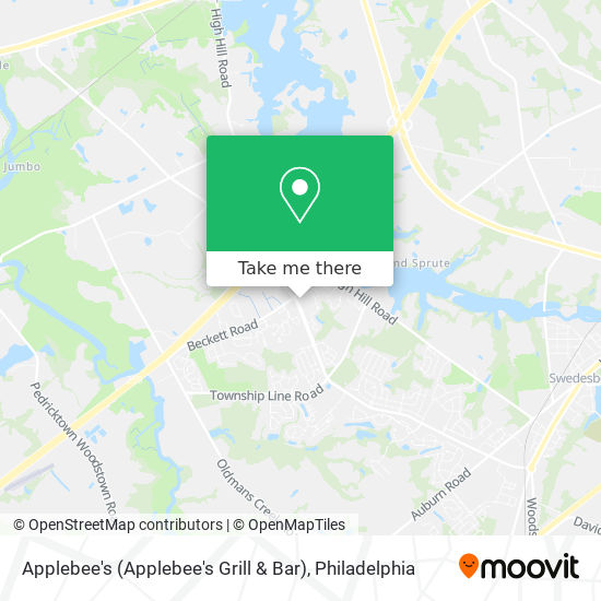 Mapa de Applebee's (Applebee's Grill & Bar)