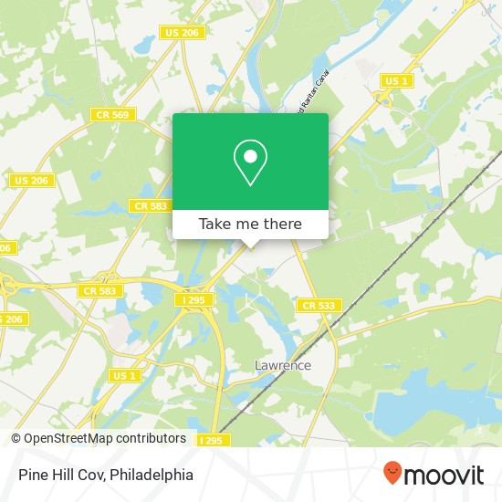 Pine Hill Cov map