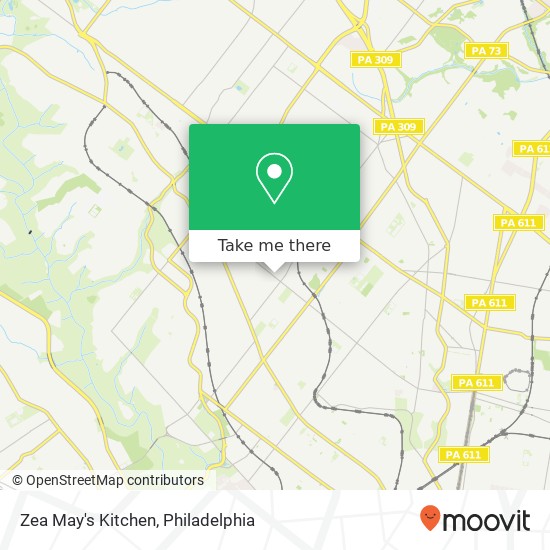 Mapa de Zea May's Kitchen