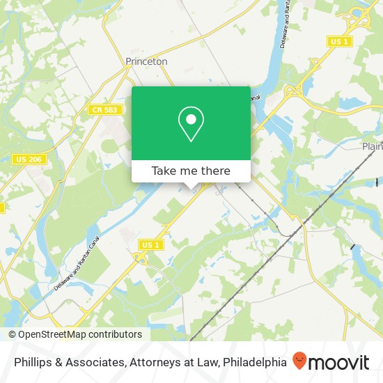 Phillips & Associates, Attorneys at Law map