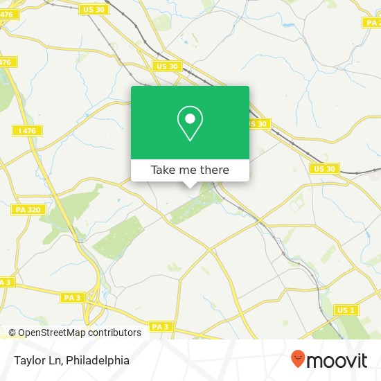 Taylor Ln map