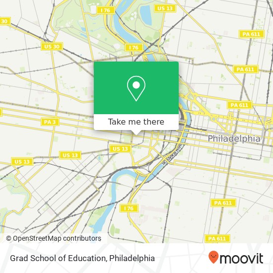 Mapa de Grad School of Education