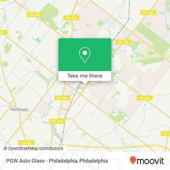 Mapa de PGW Auto Glass - Philadelphia