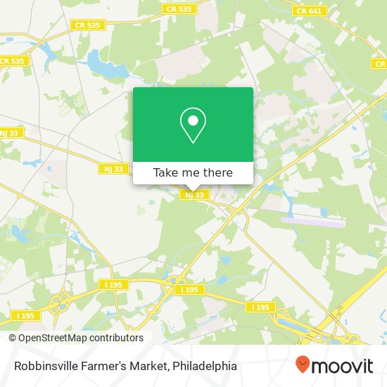 Robbinsville Farmer's Market map