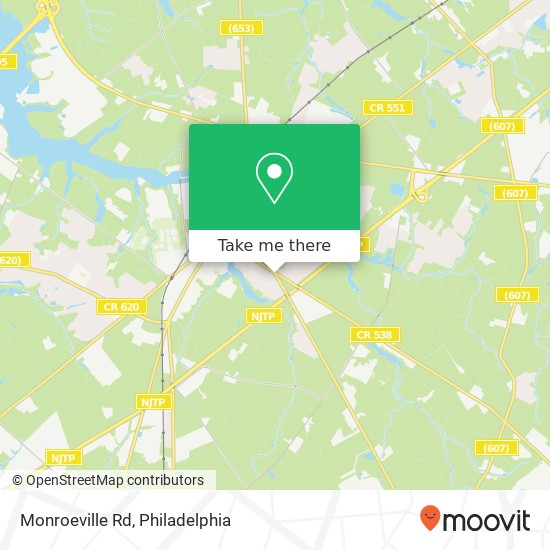 Monroeville Rd map