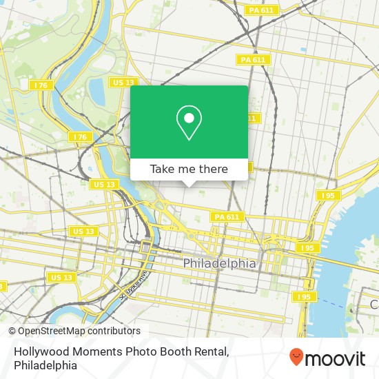 Mapa de Hollywood Moments Photo Booth Rental