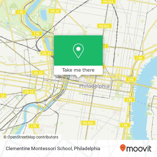 Clementine Montessori School map
