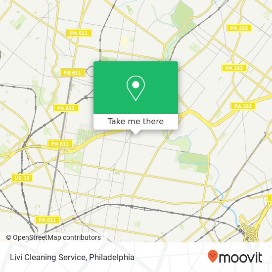 Livi Cleaning Service map