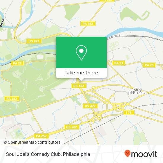 Soul Joel's Comedy Club map